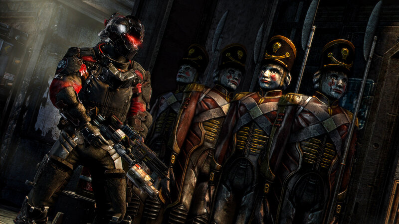 Soldier with Toy Soldiers — Black