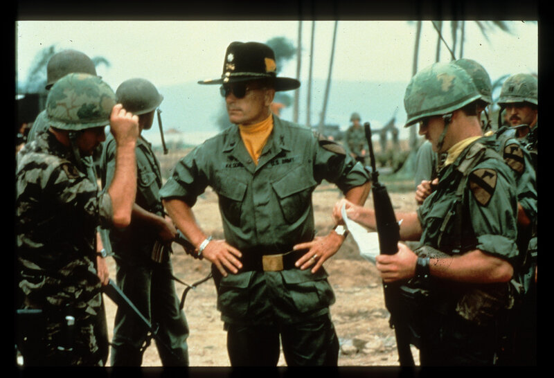 Soldier with Troops