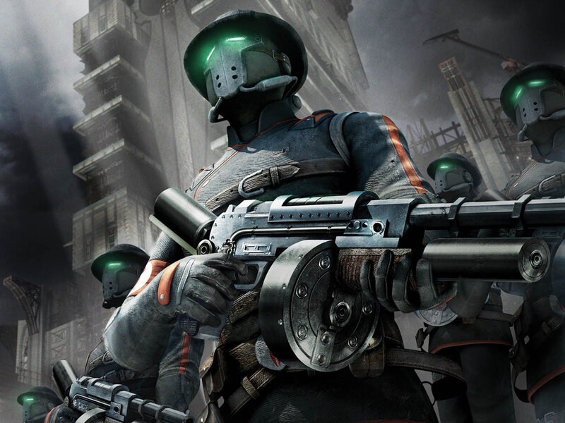 Soldier with Weapon — Gray