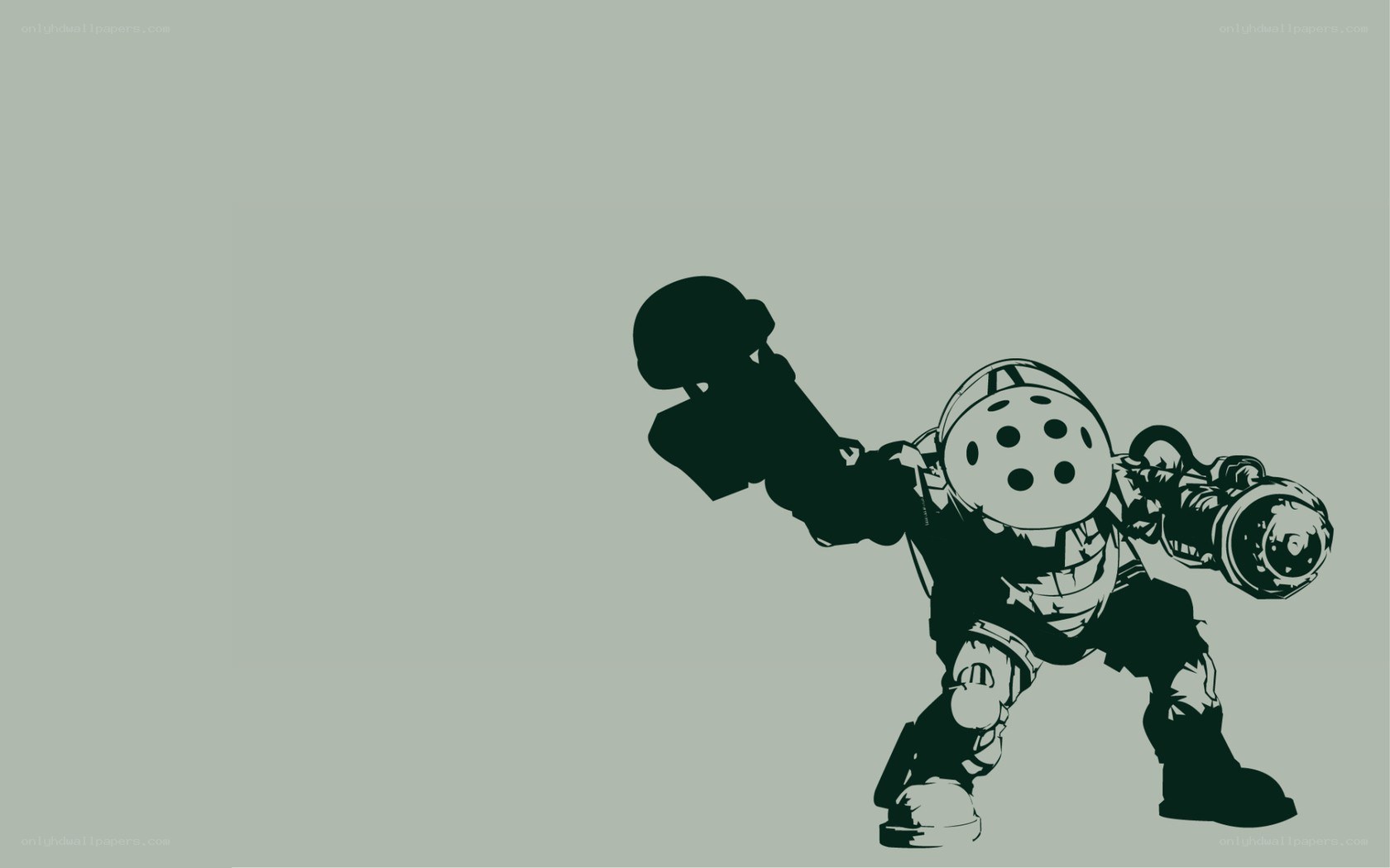 soldier with weapon silhouette
