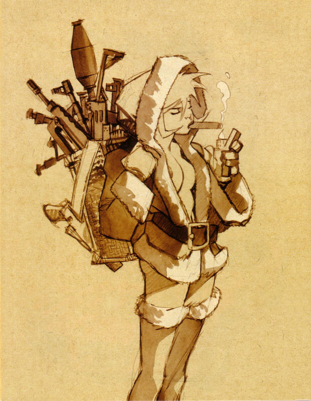 Soldier with Weapons — Brown