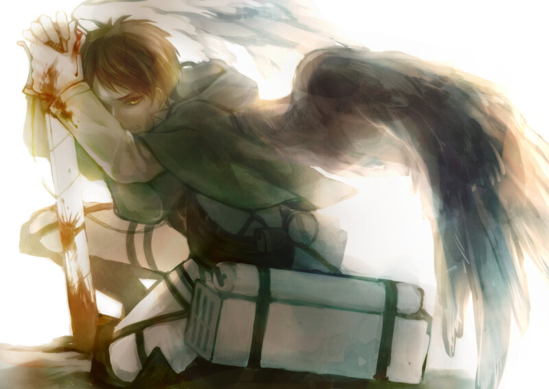 Soldier with Wings — White