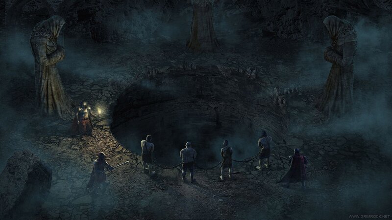 Soldiers Around a Pit