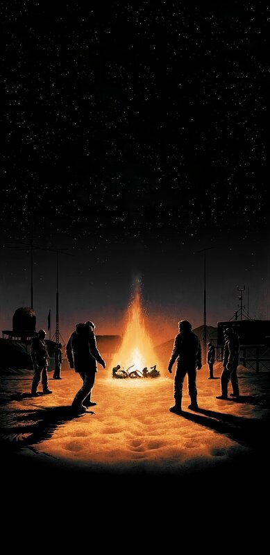 Soldiers Around Campfire