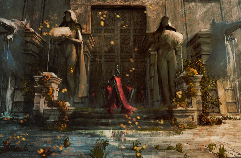 Soldiers at Ancient Doors