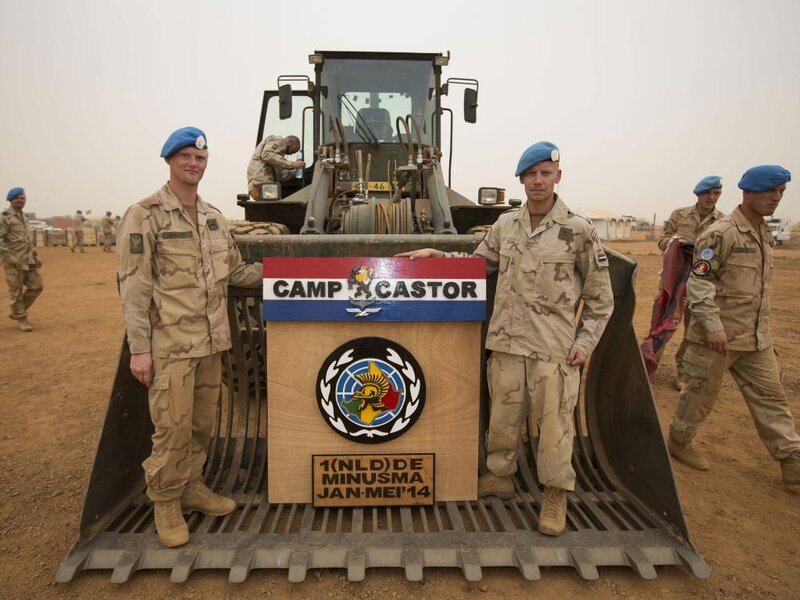 Soldiers at Camp Castor