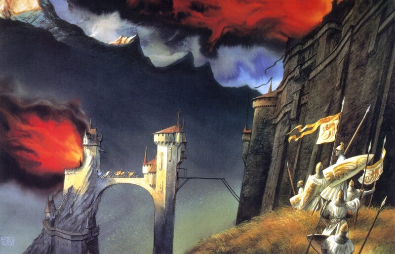 Soldiers at Castle Gate — Red