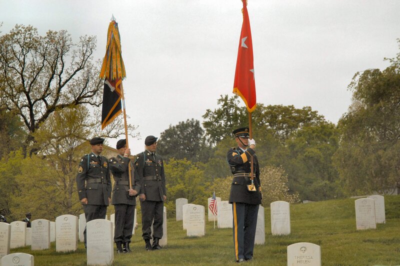 Soldiers at Gravesite