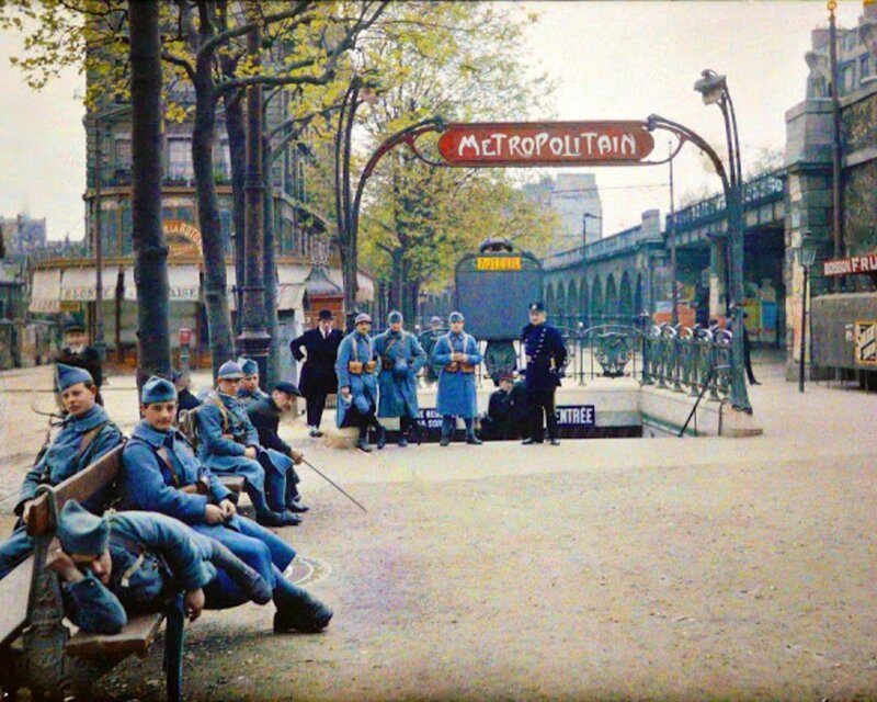 Soldiers at Metro Station
