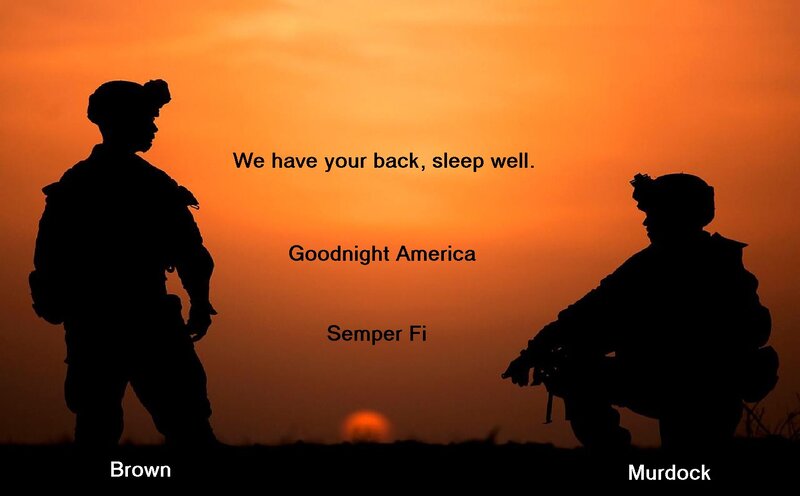 Soldiers at Sunset