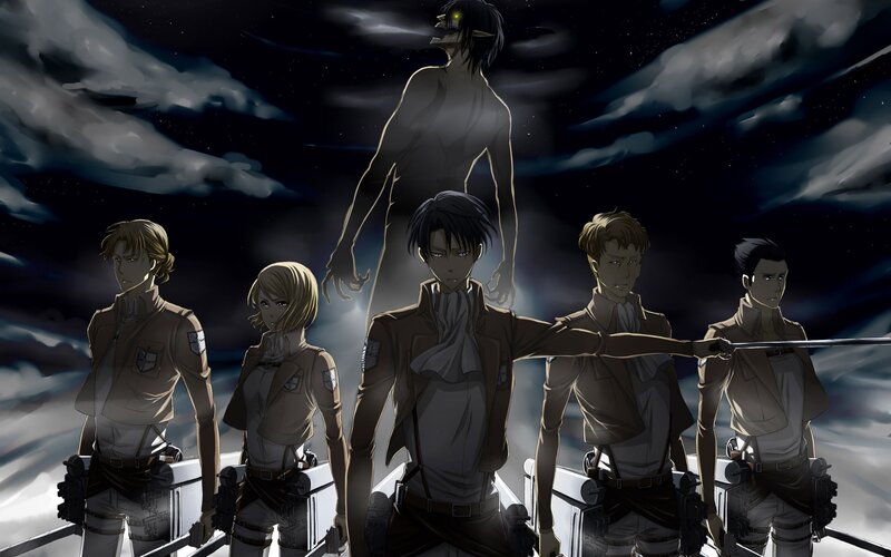 Soldiers Facing Titan
