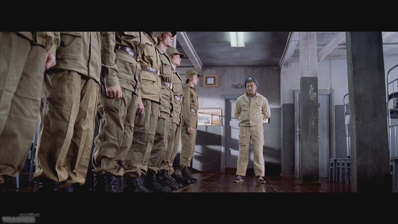 Soldiers in a barracks room