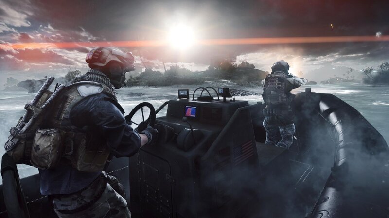 Soldiers in a Boat — Gray