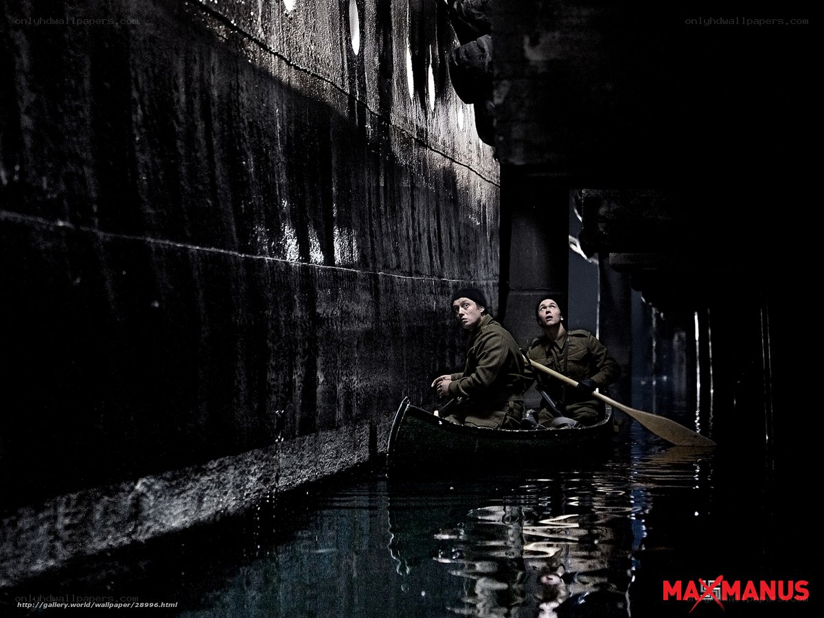 Soldiers in a canal boat