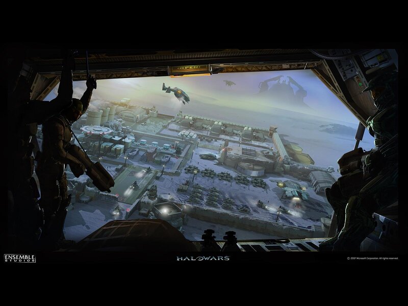 Soldiers in a Dropship — Gray