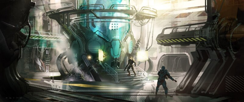 Soldiers in a Sci-fi Facility — Teal