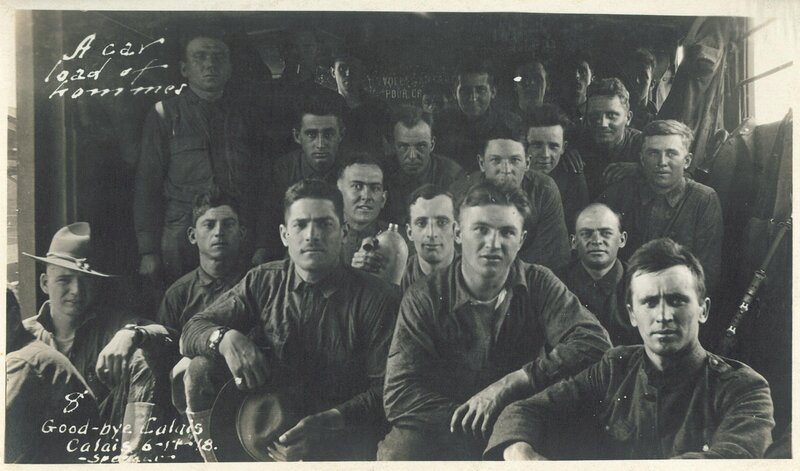 Soldiers in a vehicle