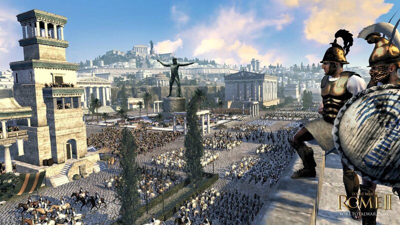 Soldiers in Ancient City — Blue