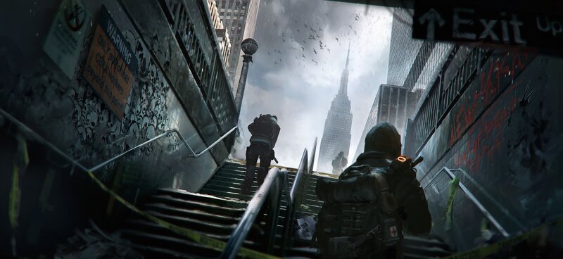 Soldiers in City Ruins