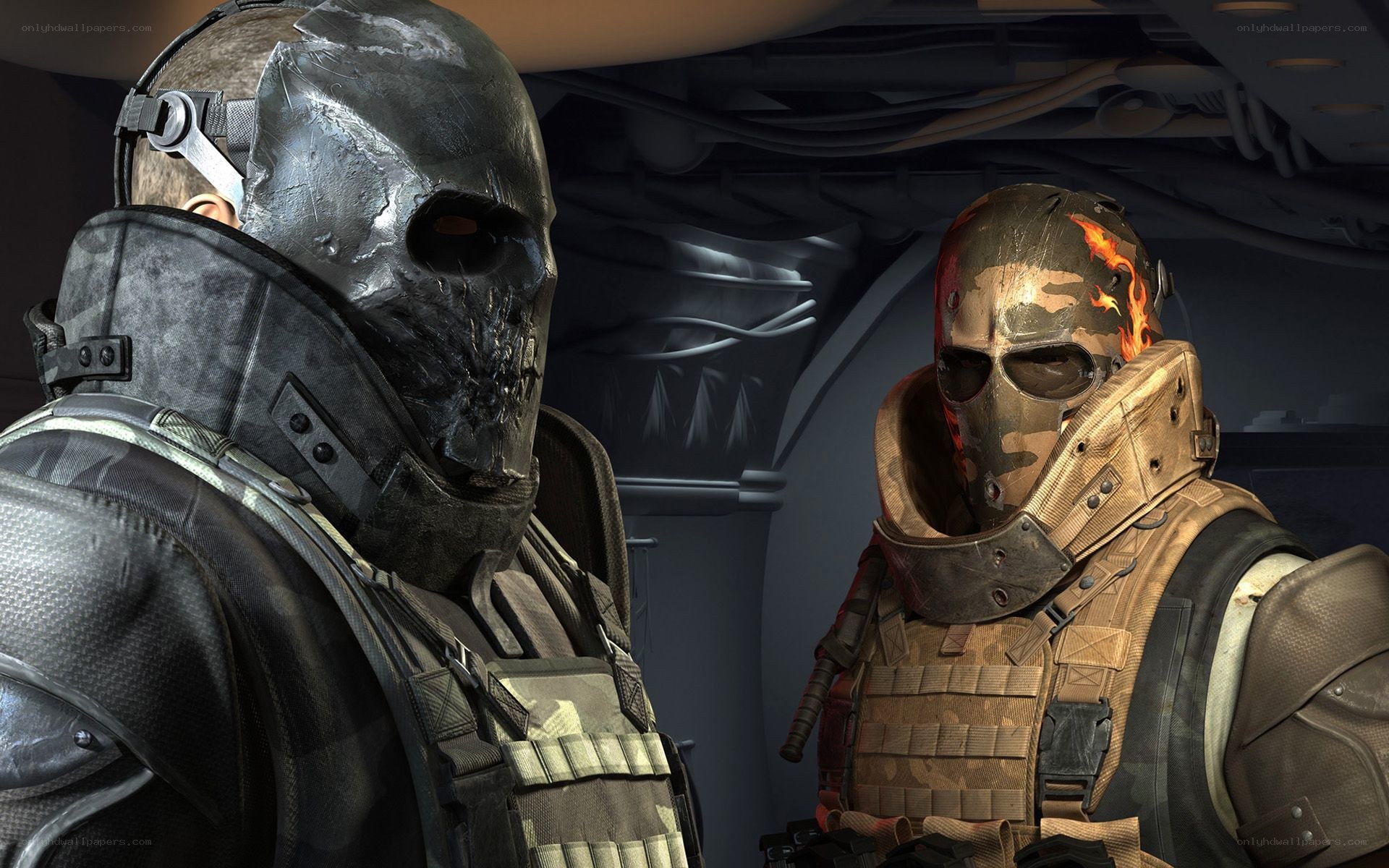 soldiers in combat gear