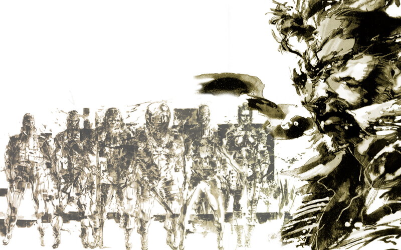 Soldiers in Combat Gear — Black, Dramatic, Illustration