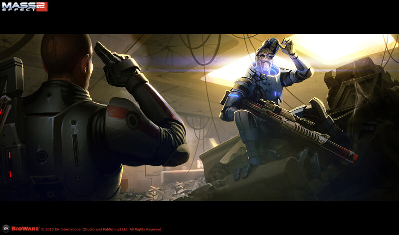 Soldiers in Combat Gear — Gray, Dramatic, Digital Art, Gun