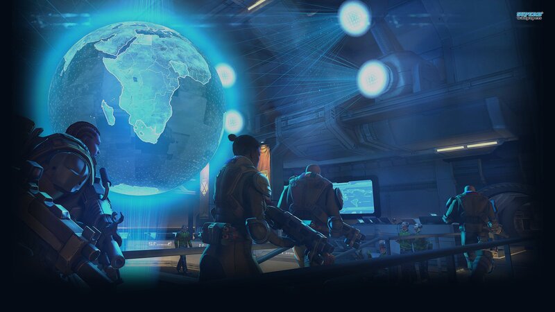 Soldiers in Command Center