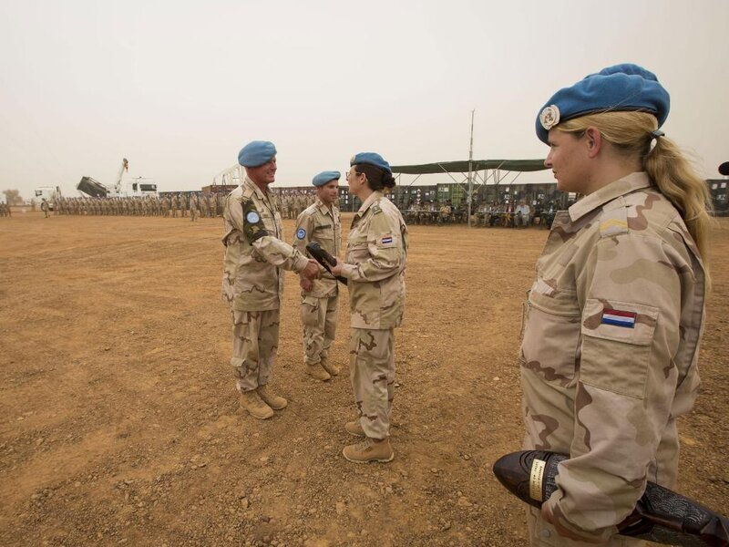 Soldiers in Desert Uniform