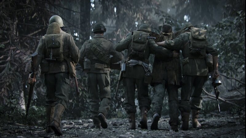 Soldiers in Forest — Green, Serious, 3d Render