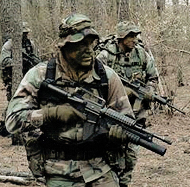 Soldiers in Forest — Green