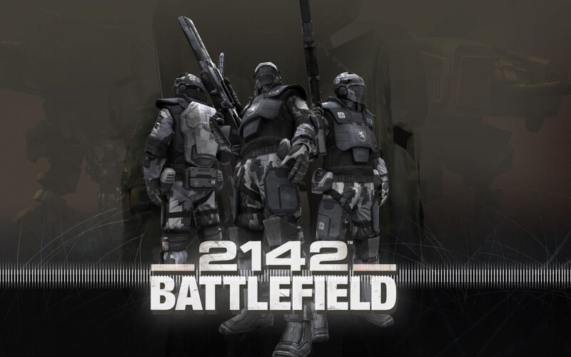 Soldiers in Futuristic Armor — Black, Dramatic, Digital Art, Weapons
