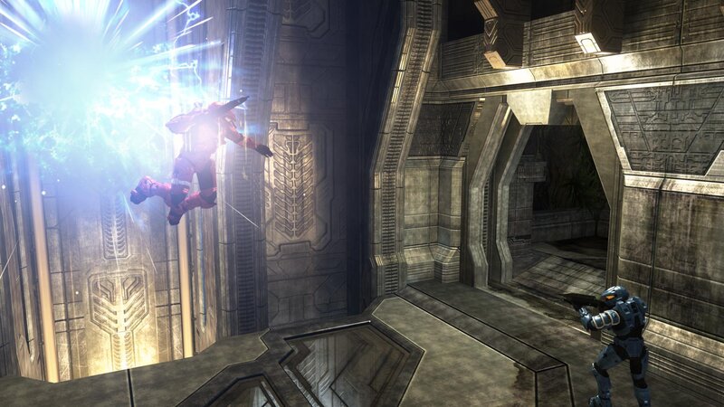 Soldiers in Futuristic Armor — Gray, Dramatic, 3d Render, Sci-fi Corridor