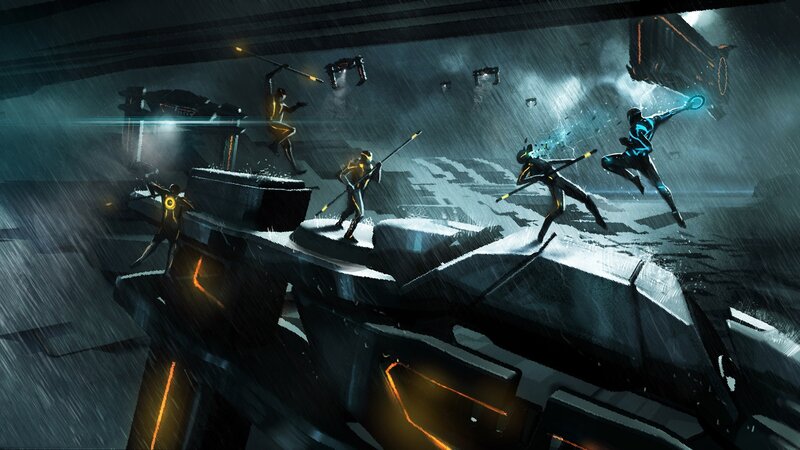 Soldiers in Futuristic Combat — Black