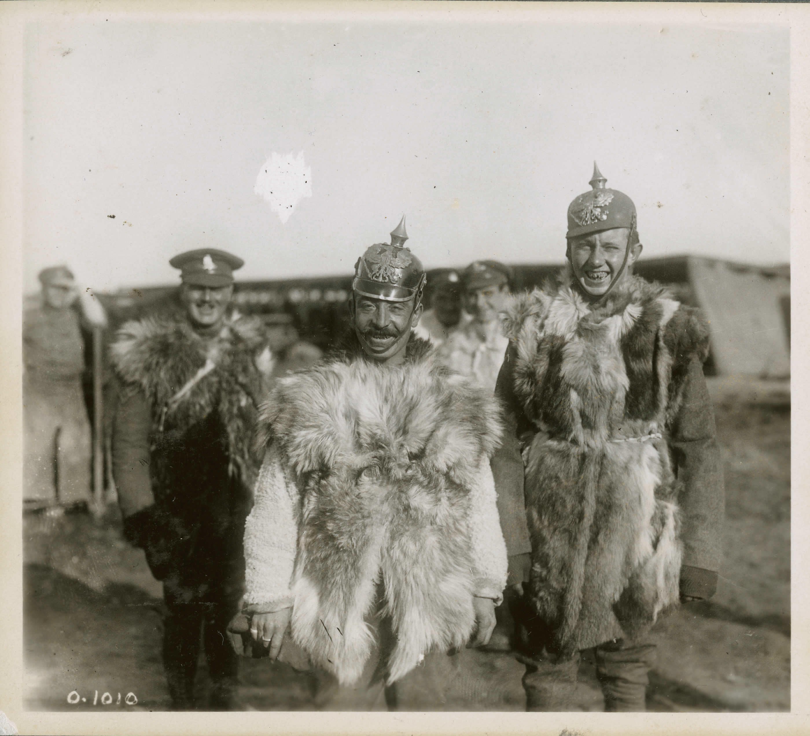 Soldiers in German uniforms