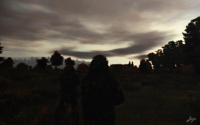 Soldiers in Ghillie Suits — Dark