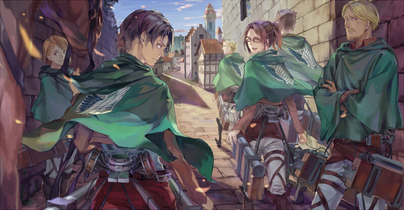 Soldiers in Green Cloaks