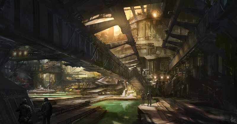 Soldiers in Industrial Complex