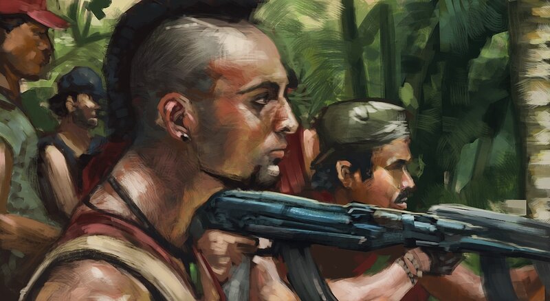 soldiers in jungle patrol
