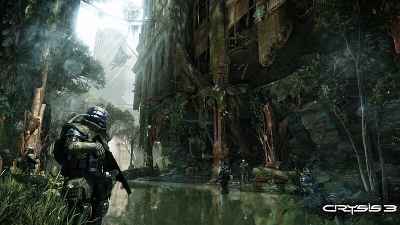 Soldiers in Jungle Ruins