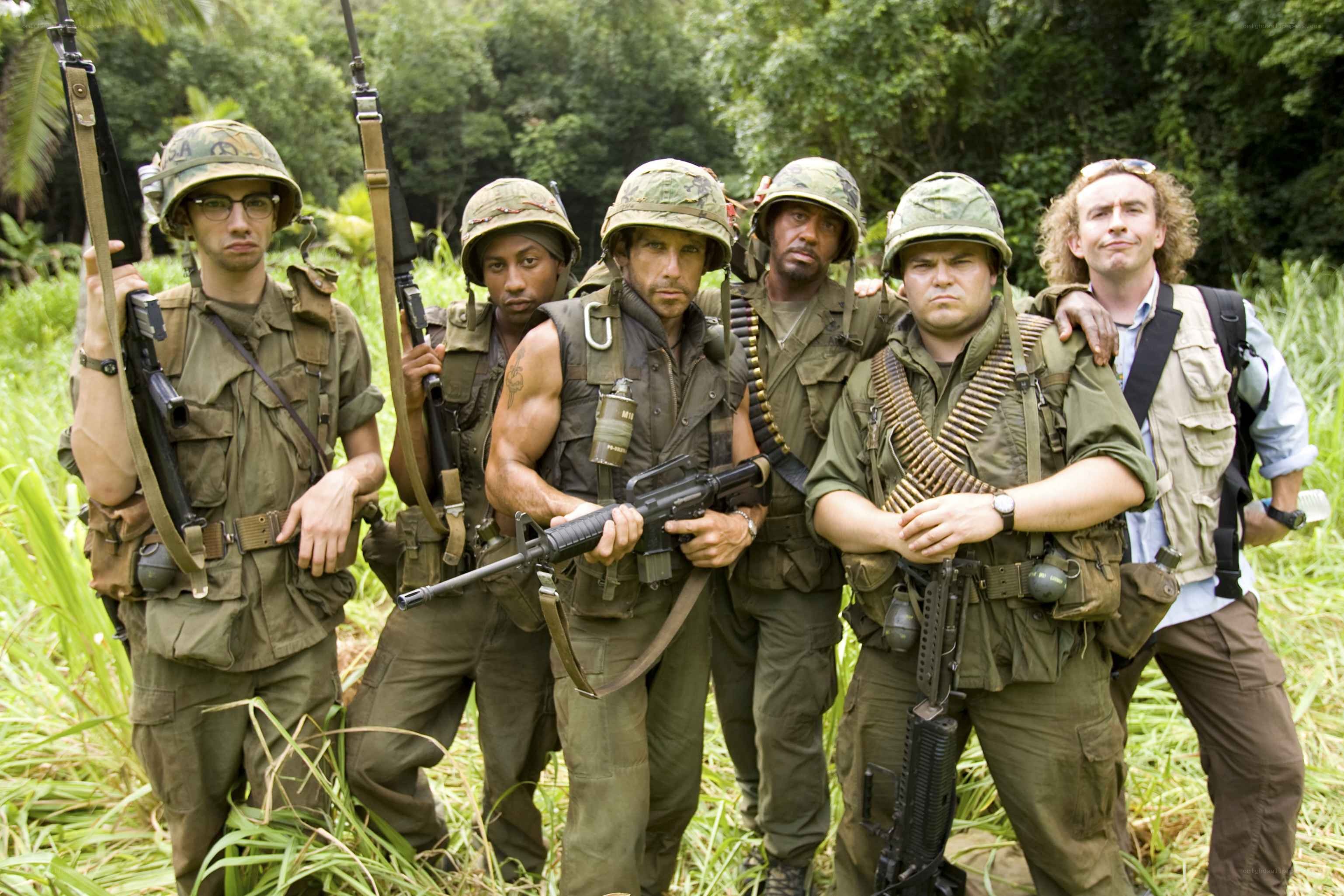 soldiers in jungle setting