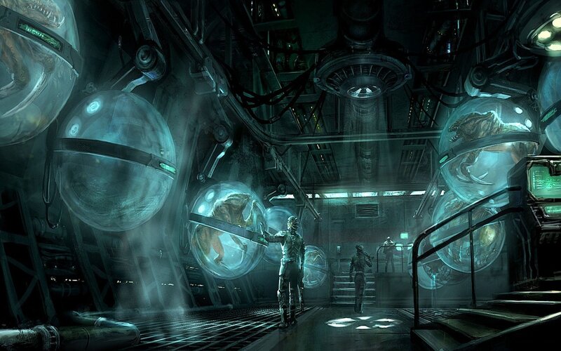 Soldiers in Lab with Creatures