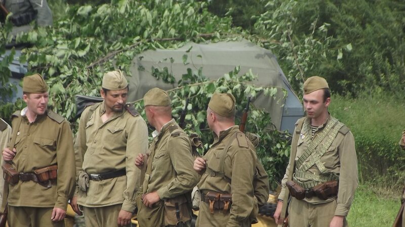 Soldiers in military uniforms