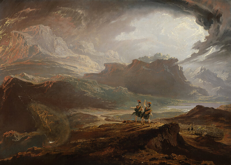 Soldiers in Mountainous Landscape