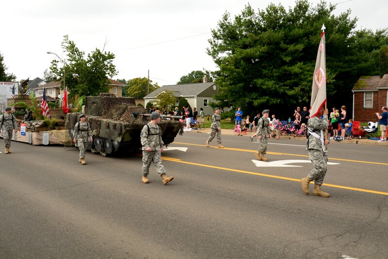 Soldiers in Parade