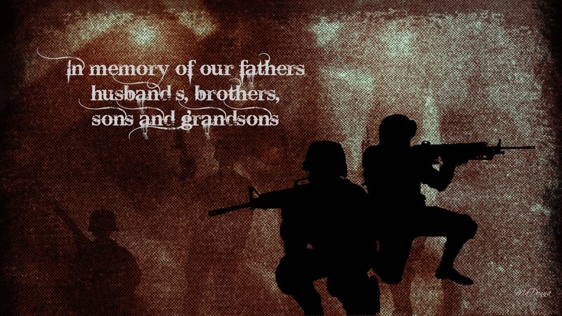 Soldiers in Silhouette — Brown