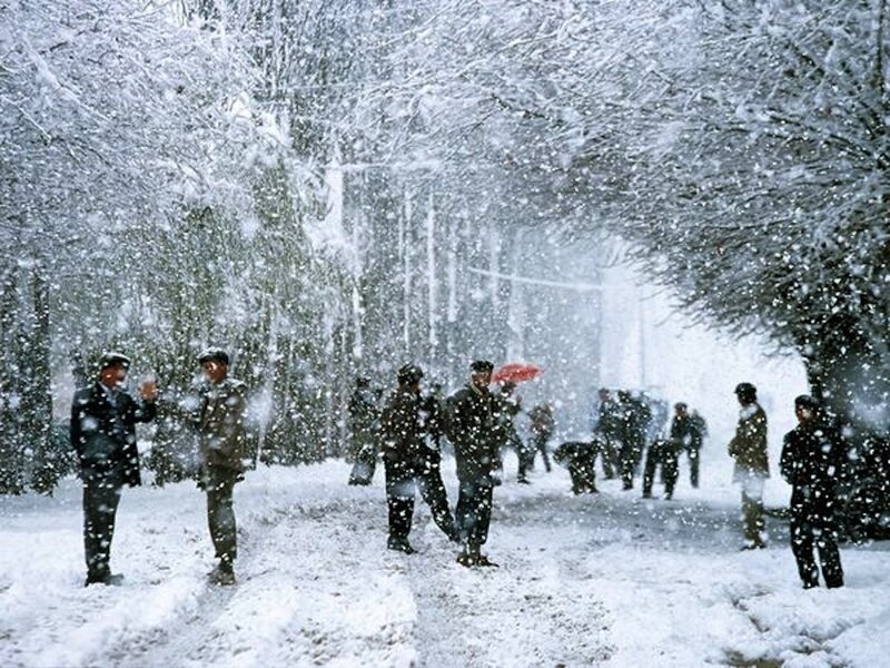 Soldiers in Snowstorm