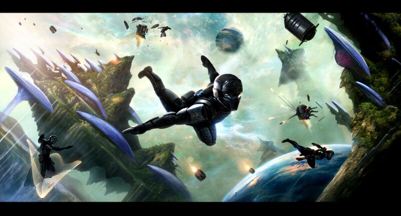 Soldiers in Space Combat — Blue