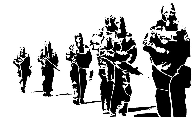 soldiers in tactical gear