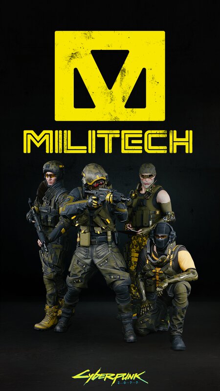 Soldiers in Tactical Gear — Black, Dramatic, Digital Art, Weapons