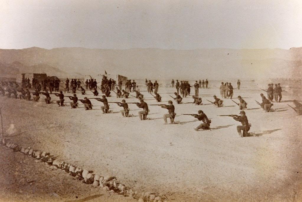 Soldiers in training exercise